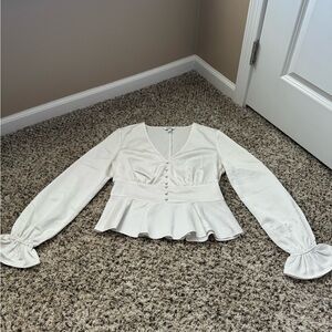 White Express blouse